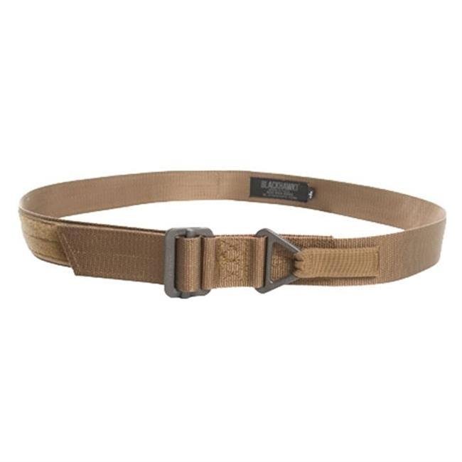 BLACKHAWK! CQB/Rigger's Belt - Small Size (Fits Up To 34") In Coyote Tan, 1.75" Parachute-Grade Webbing